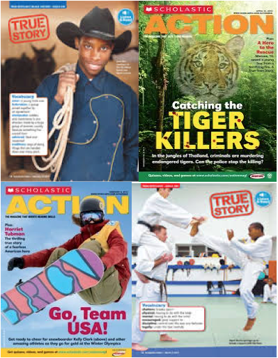 Scholastic's "Action" Team Visits Manhasset